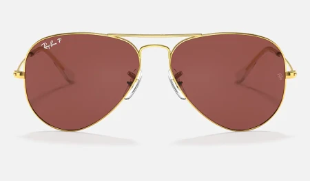عینک آفتابی ریبن مدل خلبانی پلاریزه  AVIATOR RB3025 001/15