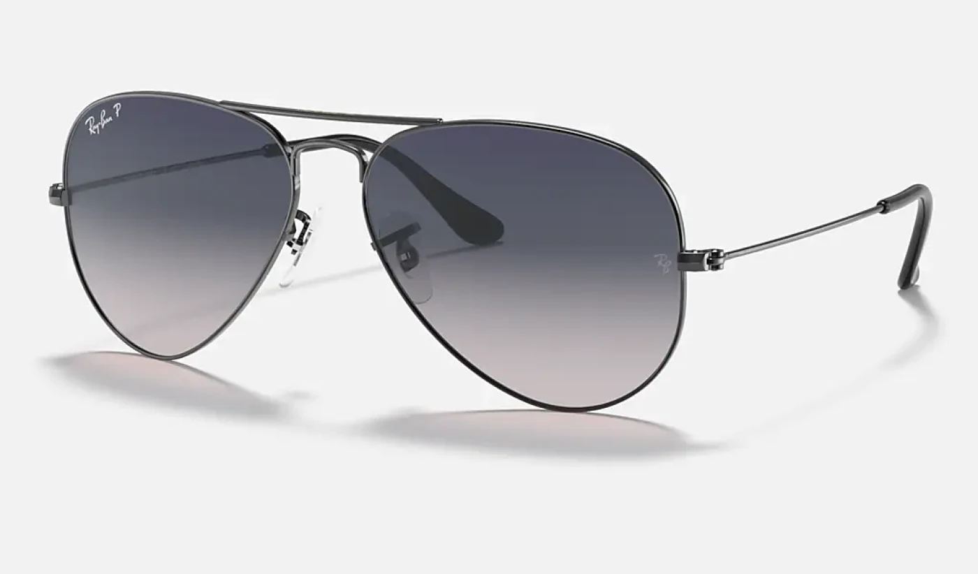 عینک آفتابی ریبن مدل خلبانی گرادینت پلاریزه AVIATOR GRADIENT RB3025 004/78