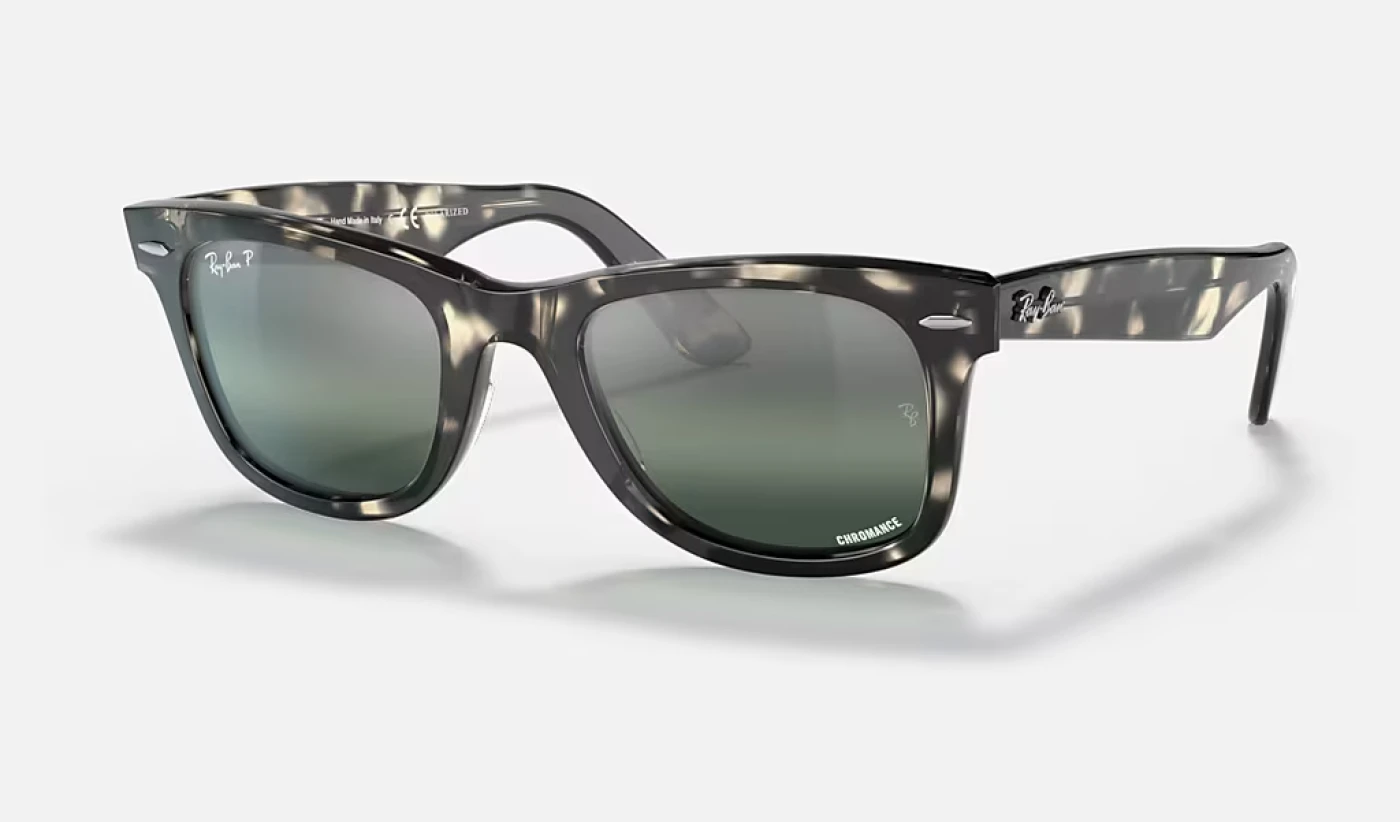 عینک آفتابی ریبن ویفرر كرومانس هاوانا خاکستری WAYFARER CHROMANCE ‌RB2140 1333G6