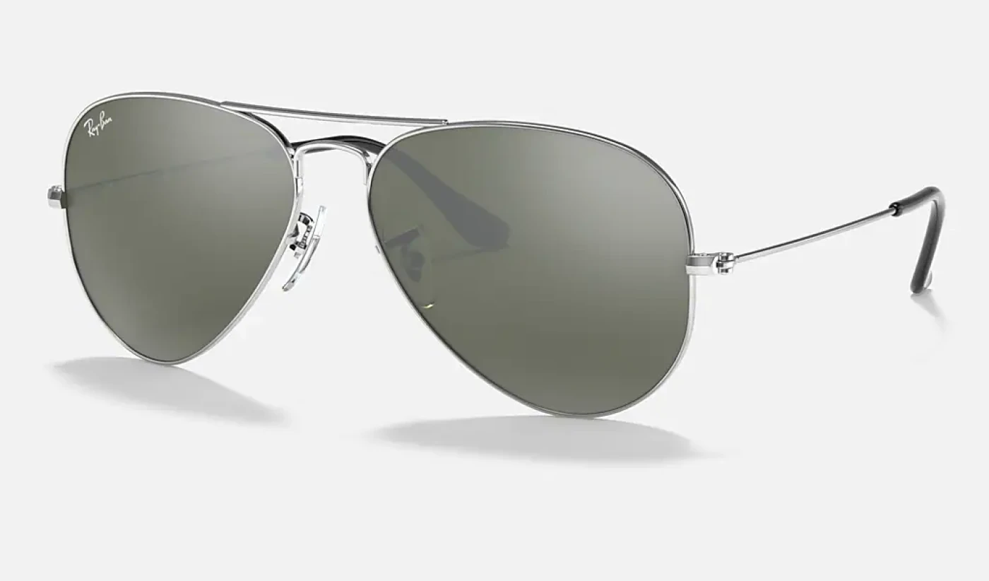 عینک آفتابی ریبن مدل خلبانی آینه‌ای (سایز کوچک) AVIATOR MIRROR RB3025 W3275