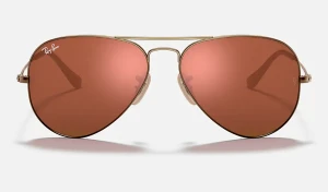 عینک آفتابی ریبن مدل خلبانی فلش‌لنز AVIATOR FLASH LENSES RB3025 167/2K