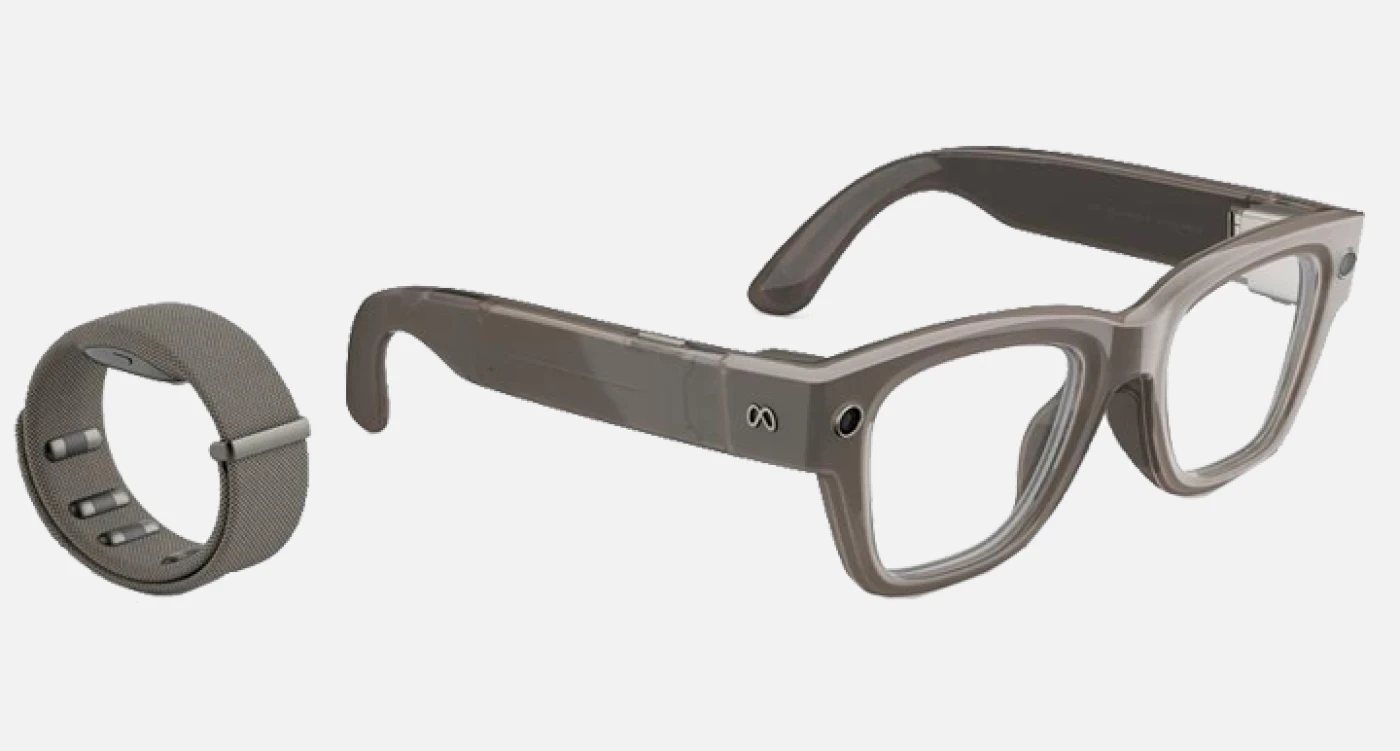 عینک هوشمند متا ری‌بن (Meta Ray-Ban Display) با عدسی ترنزیشنز و ​​​​​​​دستبند کنترلگر عصبی EMG (Neural Band)