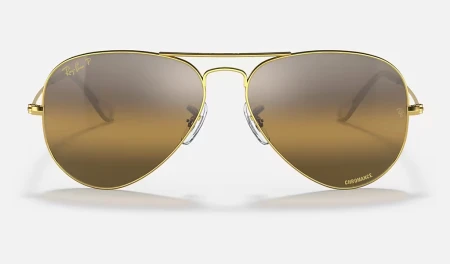 عینک آفتابی ریبن مدل خلبانی كرومانس  RB3025 9196/G5 LEGEND GOLD